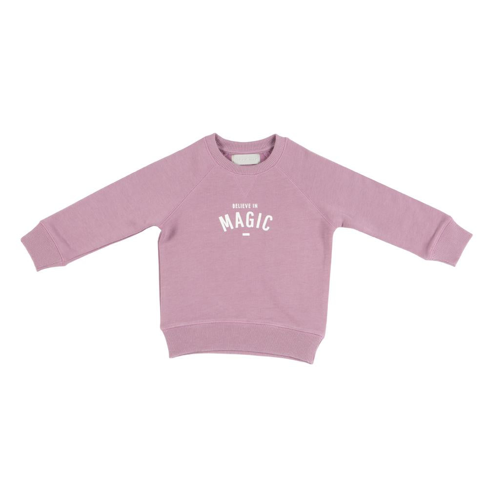 Bob & Blossom Violet ‘Believe In Magic’ Sweatshirt
