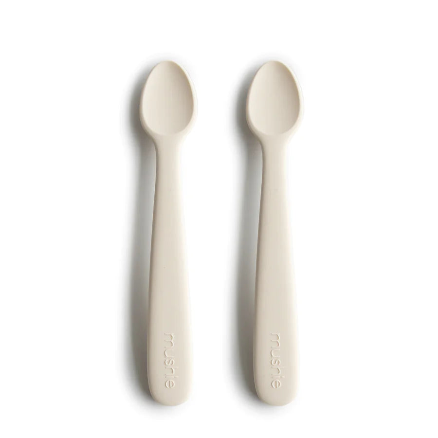 Mushie Baby Spoons - Ivory